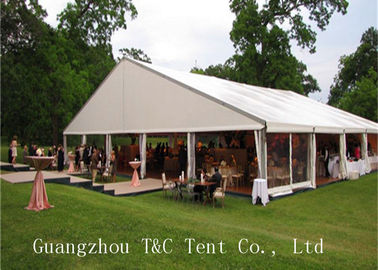 贅沢な結婚式のでき事のテントの自浄式の能力ポリ塩化ビニールの生地カバー