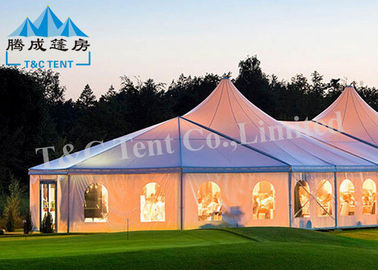 防水商業でき事のテントは、柔らかいポリ塩化ビニール屋外党テントを囲みます