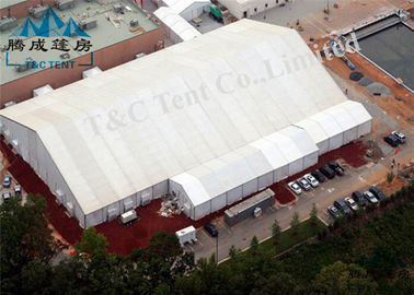 100人の屋外のでき事のテント ガラス及びABS壁の混合された展示会のパーマのテント