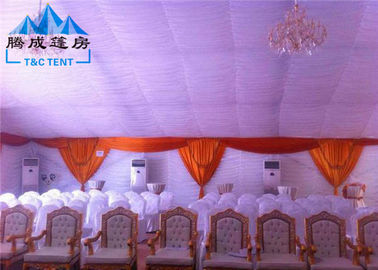 20mの幅の防火効力のある定形白い結婚式のでき事のテント/屋外の結婚披露宴のテント
