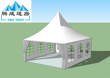 高容量の軽量アルミニウム フレームの白く、ガラスWindowsの党のための防水おおいのテント