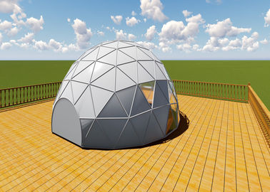 5Mの直径の鋼鉄およびポリ塩化ビニールの屋外スポーツのでき事のために設計されている透明な測地線ドームの球