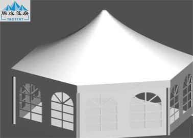 850g/sqm白い生地のトップ・カバーが付いている商業封じられたMultisideのおおい党テント