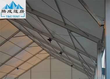 ガラスかポリ塩化ビニールのドアと耐熱性10x60mの外側のスポーツ・イベントのテント