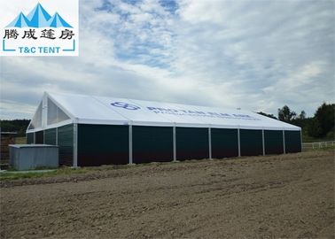 電流を通された鋼鉄30x50mスポーツ・イベントのテント、白いポリ塩化ビニールの屋根アルミニウム玄関ひさし