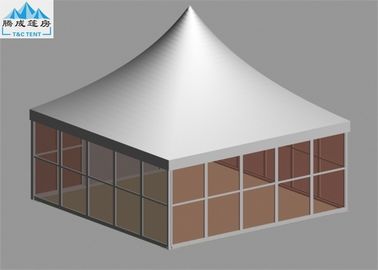 白い屋根サンドイッチ パネルの壁が付いている多層防水おおいのテント20 x 20M