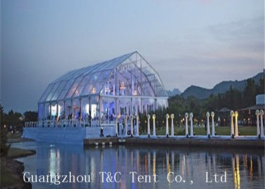レストランまたは庭20x40党テント、ゆとりの透明なポリ塩化ビニールの屋根が付いている屋外のでき事のテント